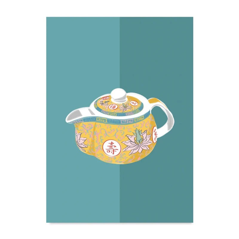 Teapot Greeting Card