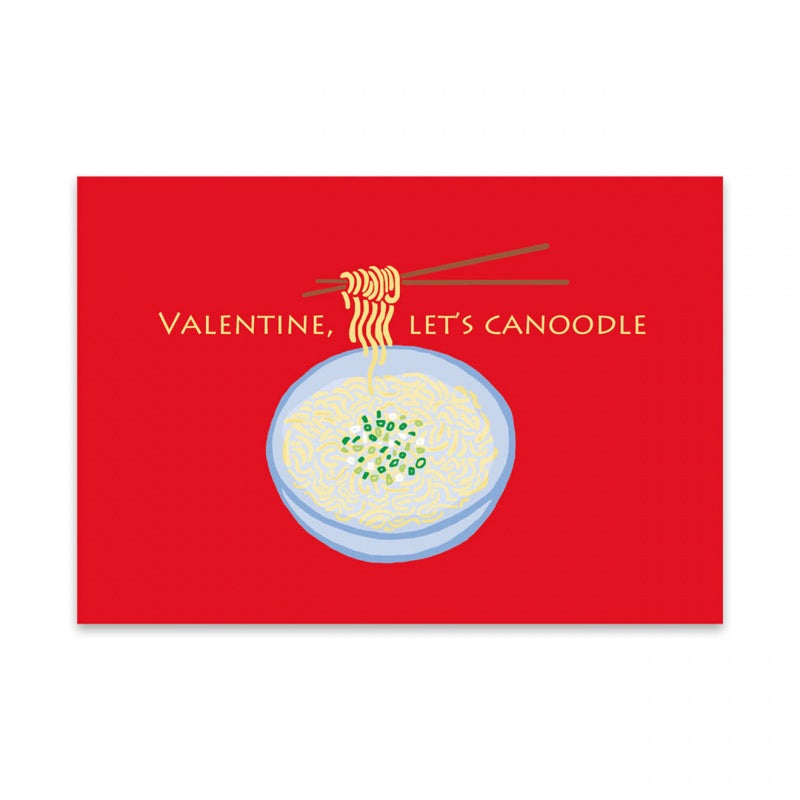 Let's Canoodle Valentine Greeting Card