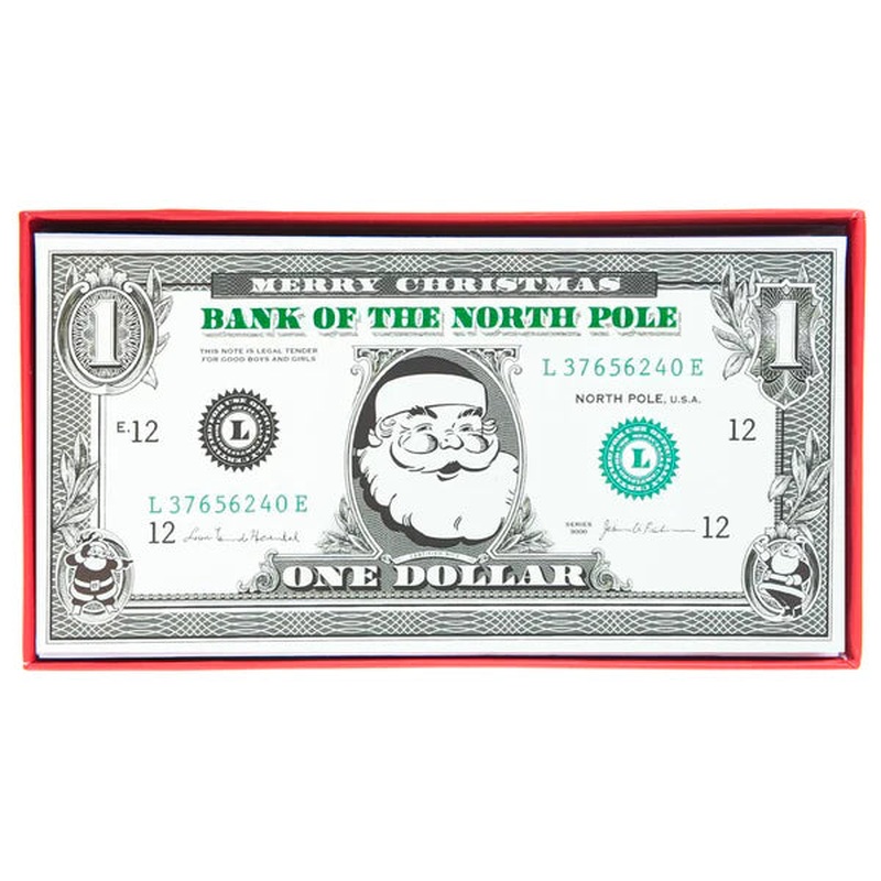 Santa Bill Money Envelope Pack of 15