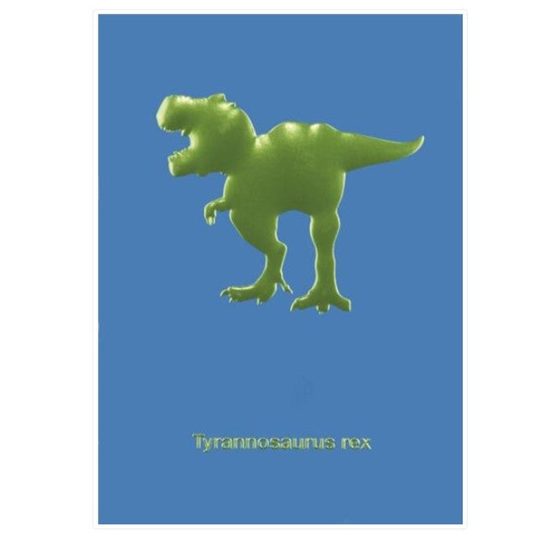 T-Rex Dinosaur Birthday Card
