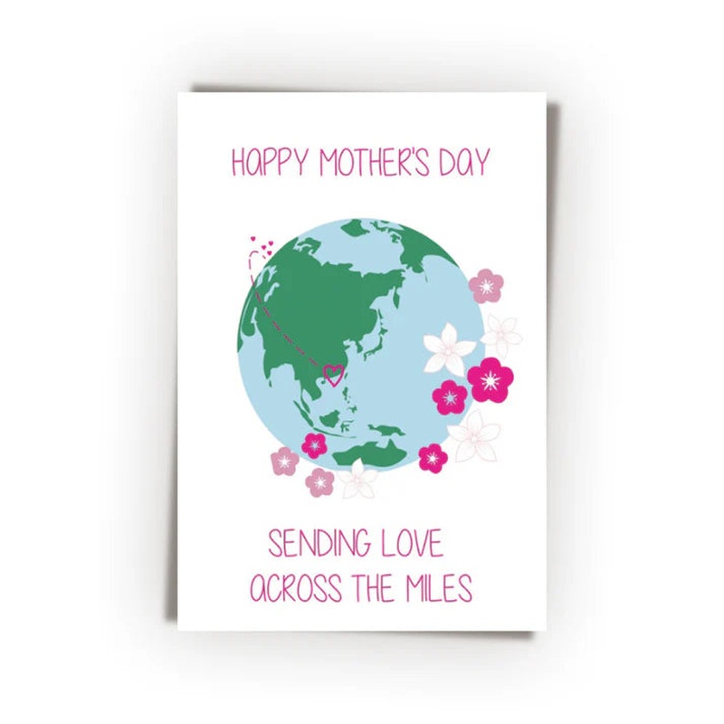 Sending Love Across The Miles Mother's Day Card