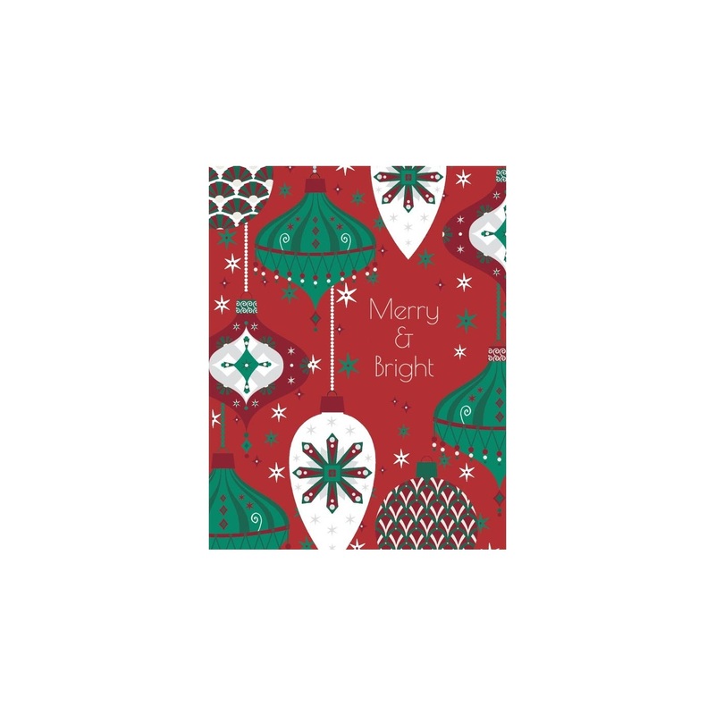Christmas Merry & Bright Petite Boxed Cards Pack of 20