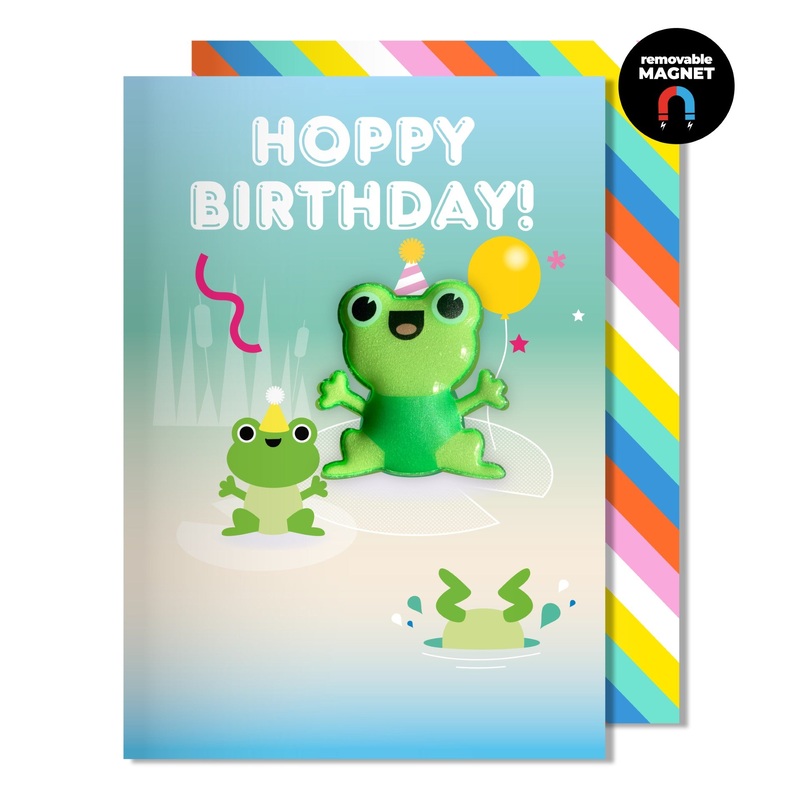 Hoppy Birthday Magnet Card