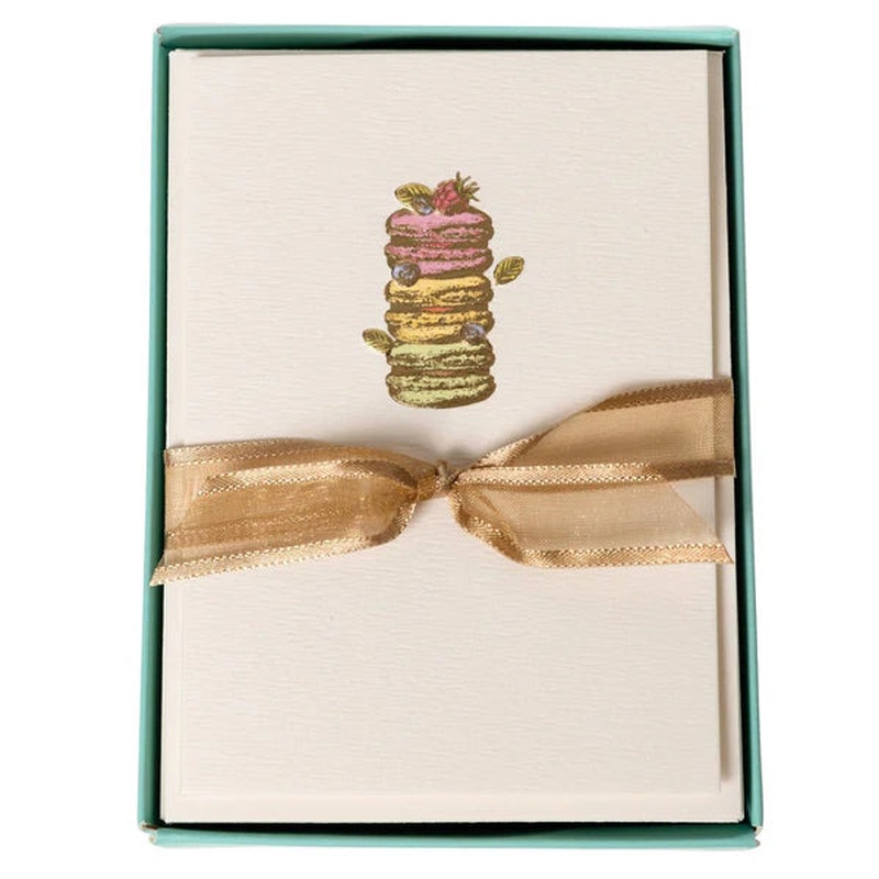 Blank Boxed Cards Macarons La Petite Presse 10Ct