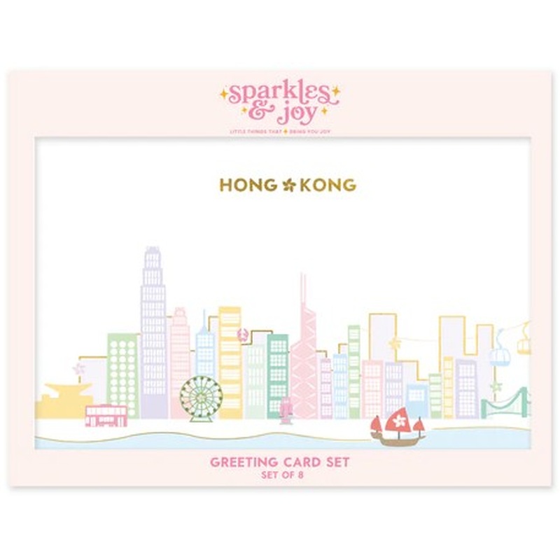 Hong Kong Skyline Greeting Card Boxed Set