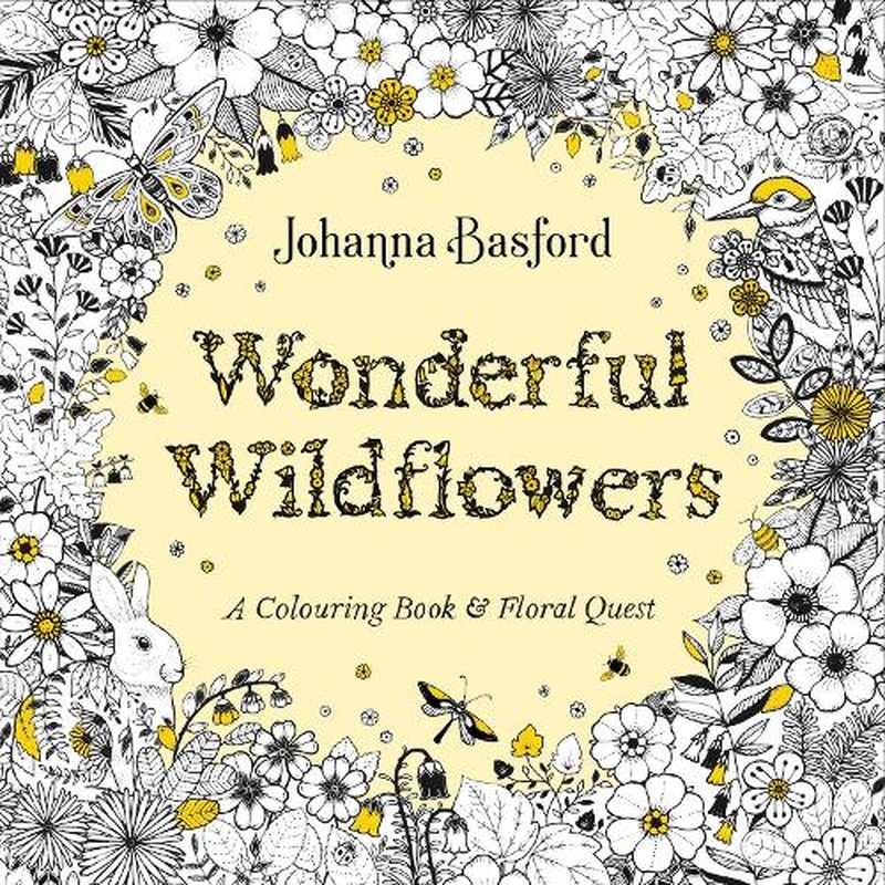 Wonderful Wildflowers: A Colouring Book & Floral Quest