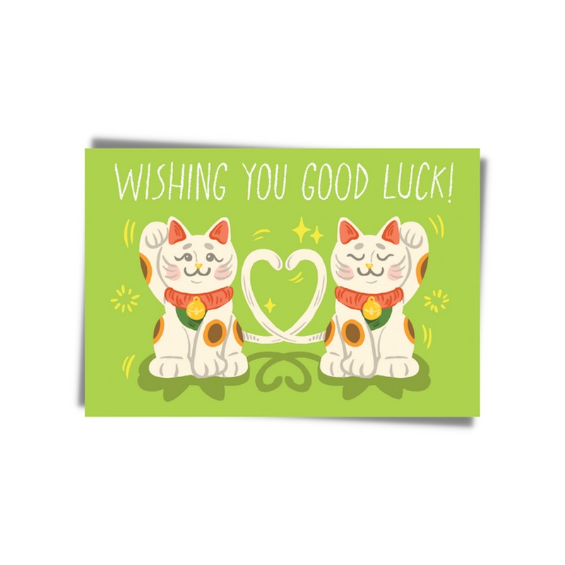 Wishing You Good Luck Greeting Card