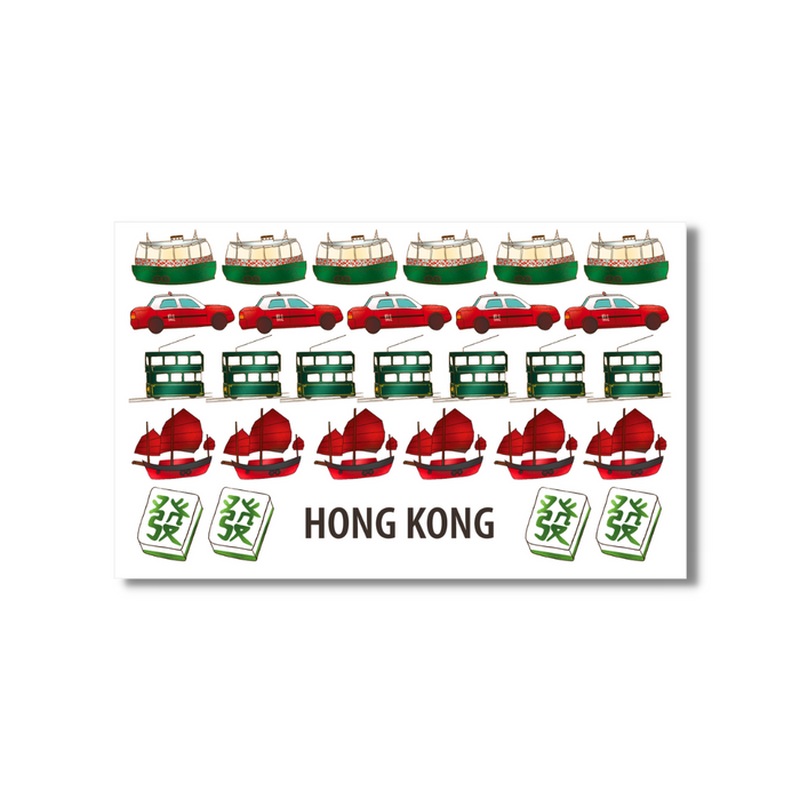 Hong Kong Icons Postcard