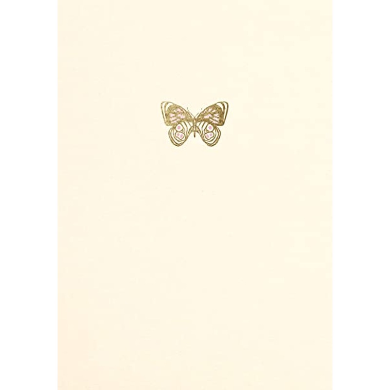 Butterfly La Petite Presse Blank Boxed Cards 10Ct