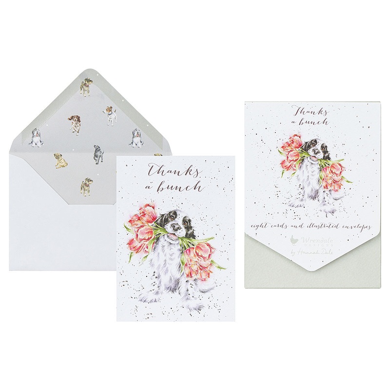 Dog Thank You Cards Pack of 8