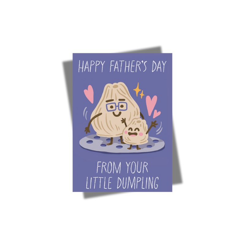 Happy Father's Day From Your Little Dumpling Card