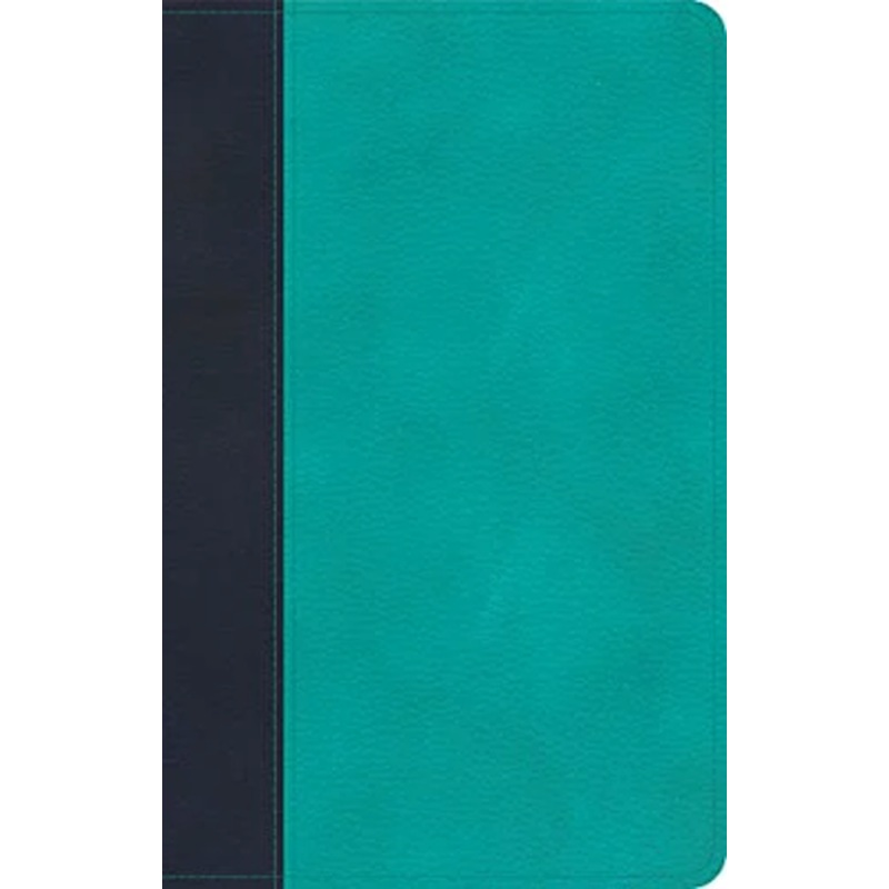 CSB Personal Size Bible (Teal/Navy LeatherTouch)