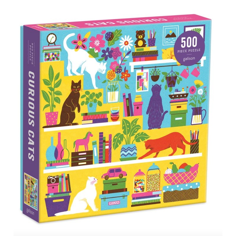 Curious Cats 500 Piece Puzzle