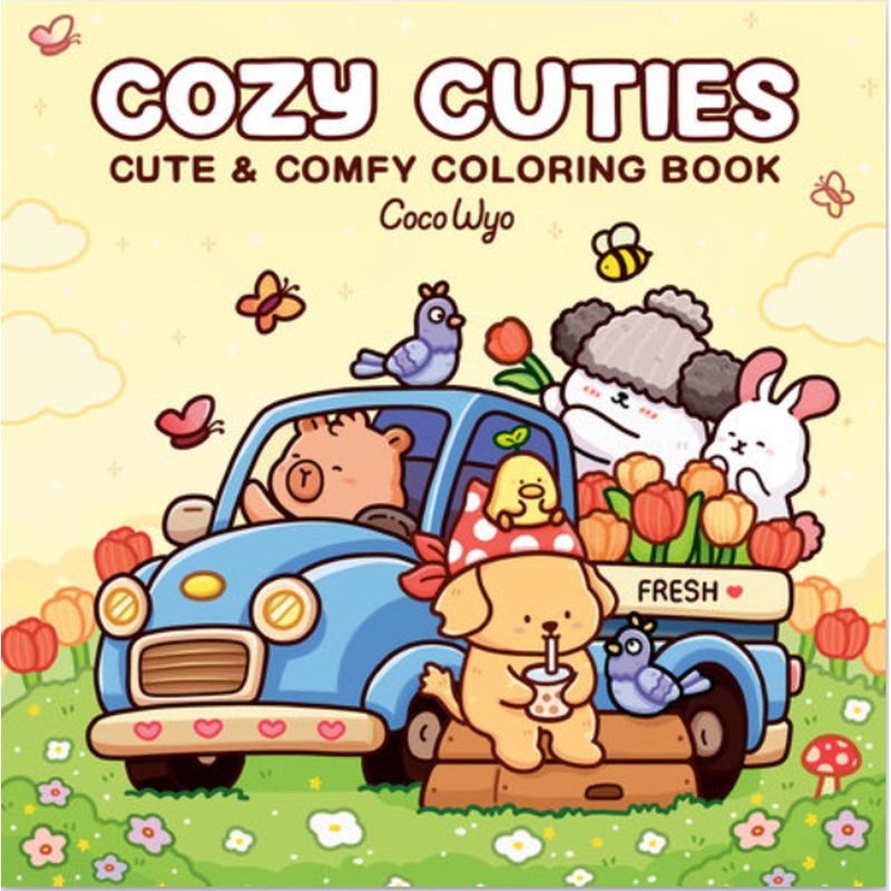 Cozy Cuties (a Cute & Cozy Coloring Book)