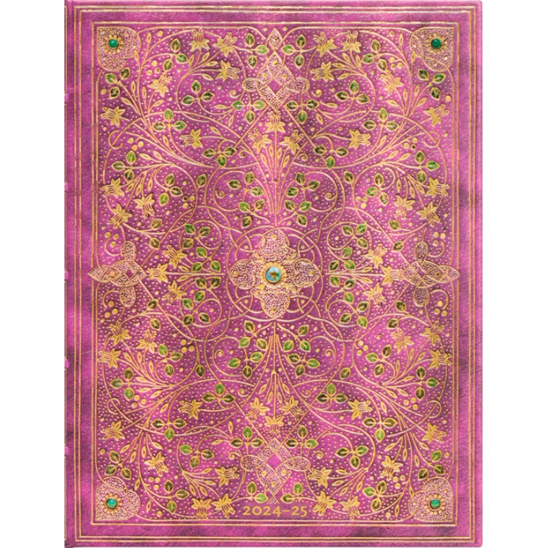 2024-2025 Weekly Planner, Diamond Jubilee, Sangorski & Sutcliffe, 18-Month, Ultra, Vertical, Elastic Band, 208 Pg, 80 GSMg, 120 GSM (Copy)