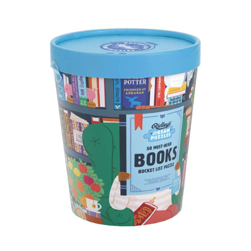 50 Must-Read Books Bucket List Puzzle