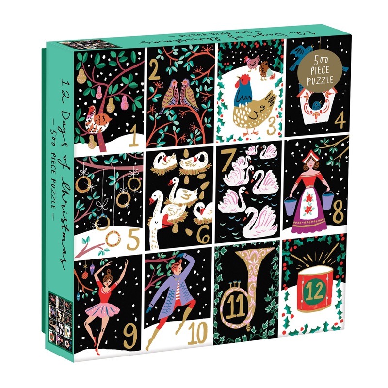 12 Days of Christmas 500 Piece Puzzle
