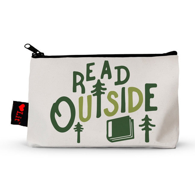 Read Outside Pencil Pouch