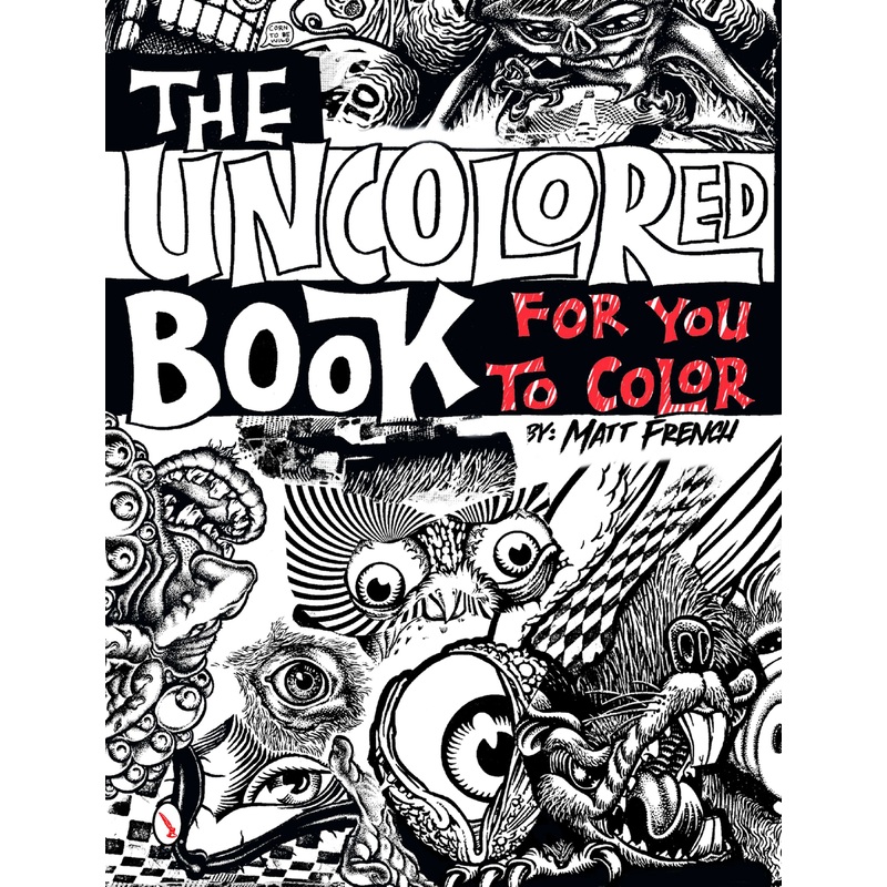 The Uncolored Book for You to Color