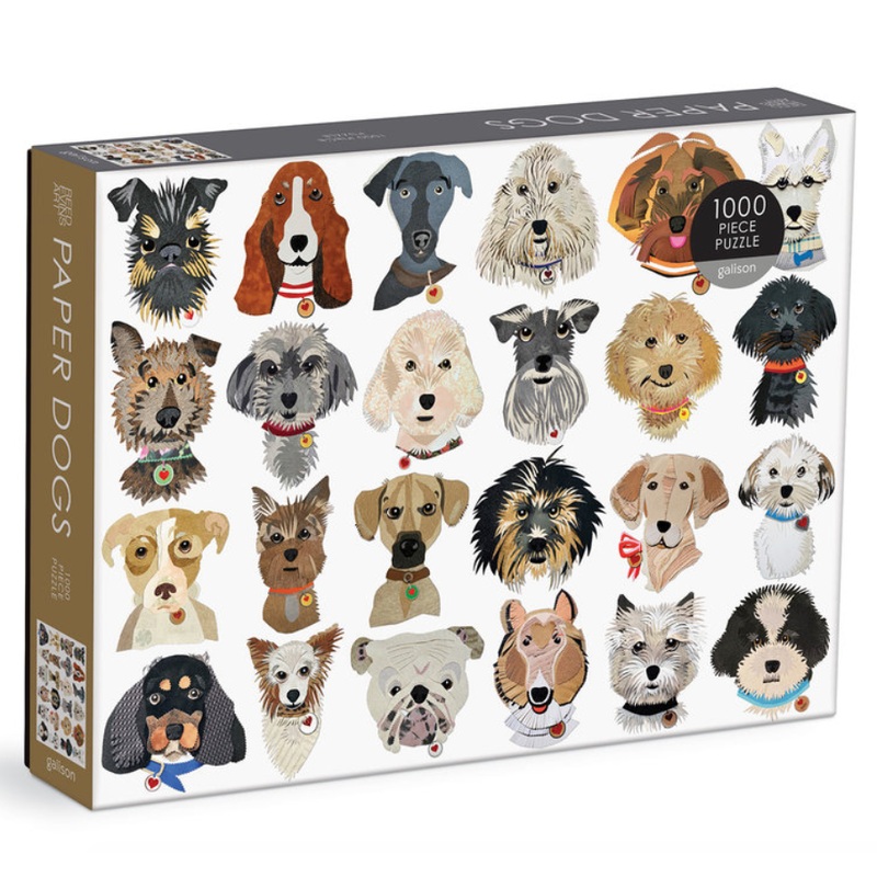 Paper Dogs 1000 piece Puzzle