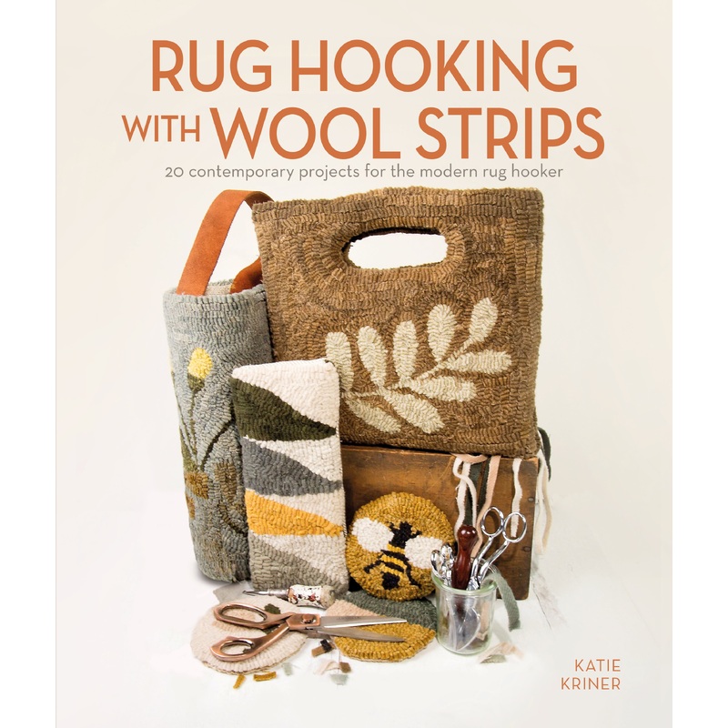 Rug Hooking with Wool Strips