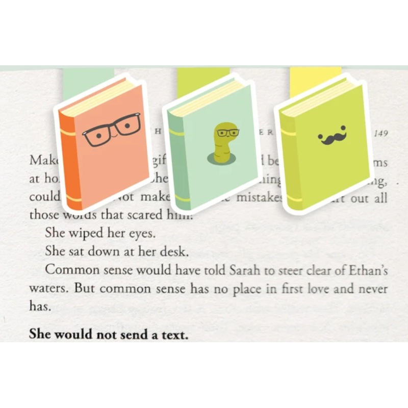 Mini Magnetic Bookmarks - Bookish (3 pack)