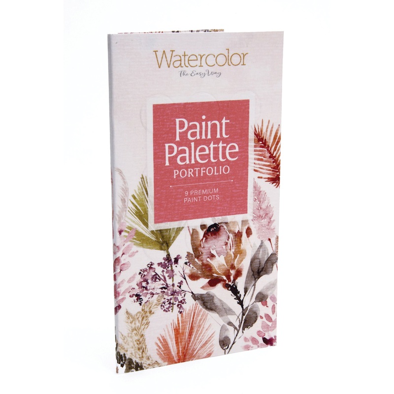 Watercolor the Easy Way Paint Palette Portfolio Flowers