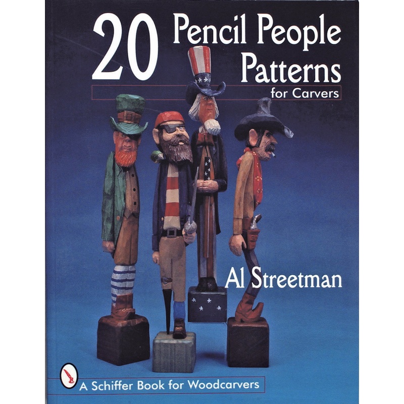 20 Pencil People Patterns for Carvers
