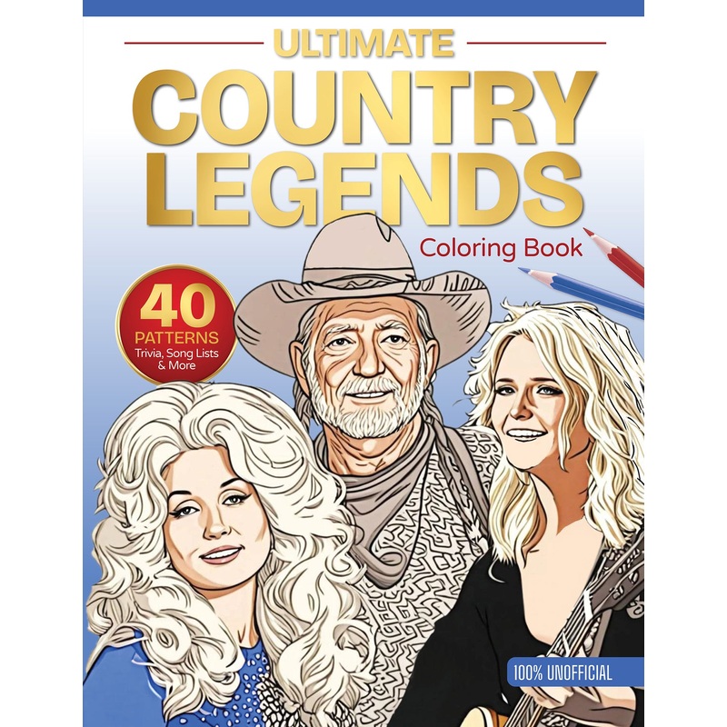 Ultimate Country Legends Coloring Book