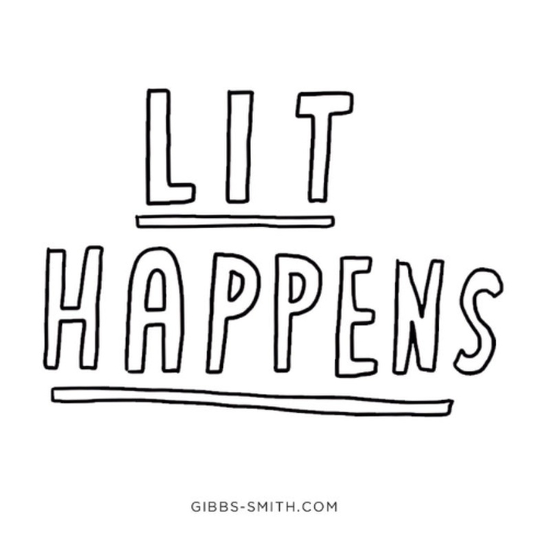Lit Happens Sticker