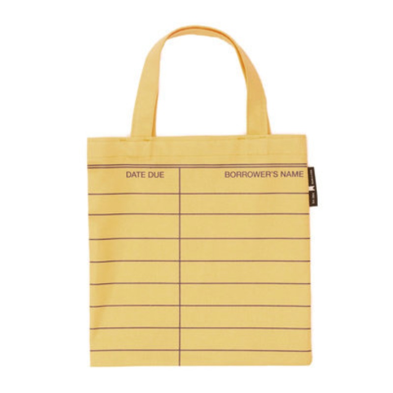 Library Card Yellow Tote Bag (Mini)