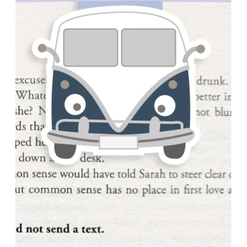 Jumbo Magnetic Bookmarks - Van