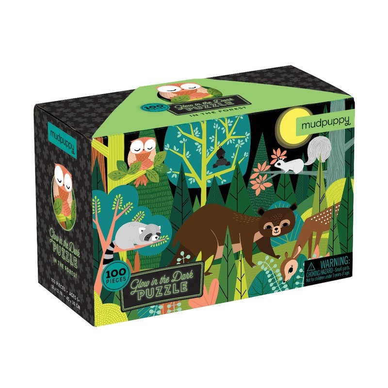 In The Forest 100 Piece Glow In The Dark Puzzle