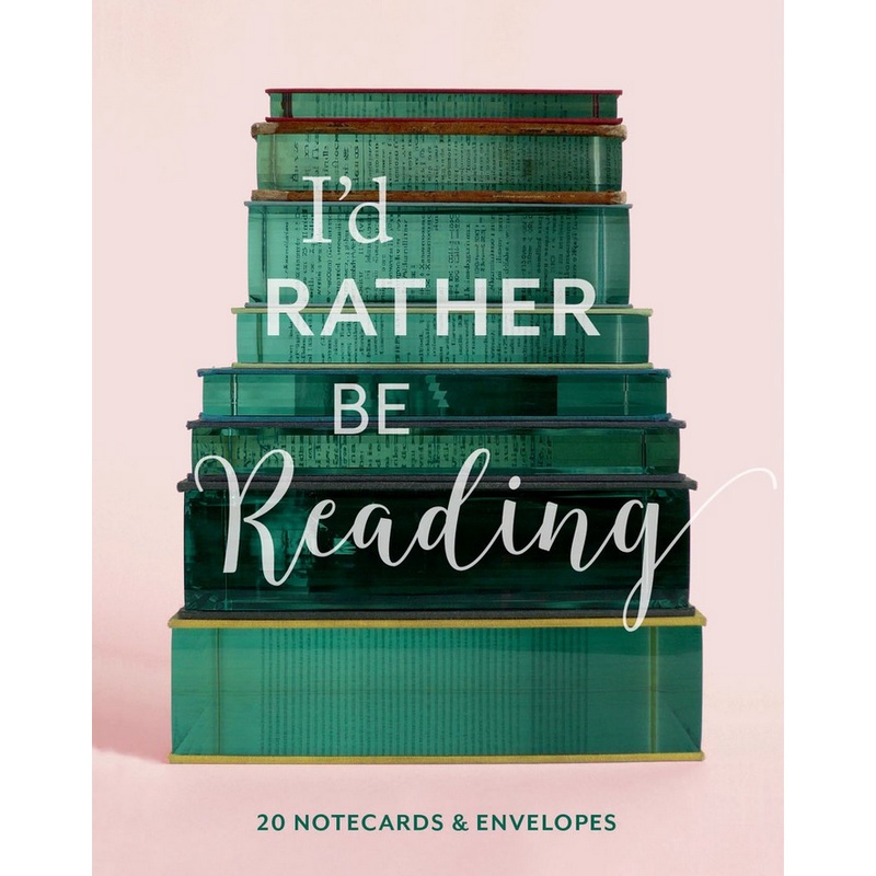 I'd Rather Be Reading: 20 Notecards & Envelopes