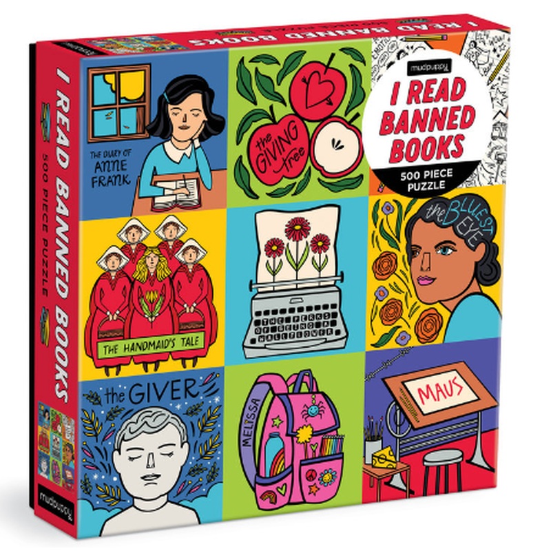 I Read Banned Books 500 Piece Puzzle