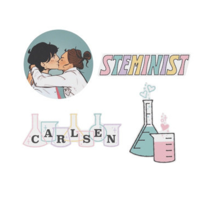 The Love Hypothesis Stickers - Set of 4