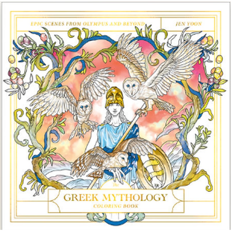 Greek Mythology Coloring Book