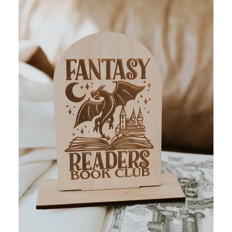 Fantasy Readers Book Club Shelf Sitter w/ Stand