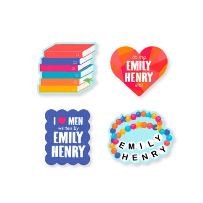 Emily Henry Stickers - Set of 4