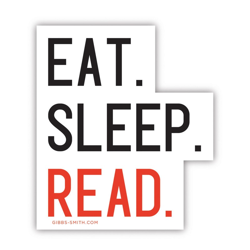 Eat. Sleep. Read. Sticker