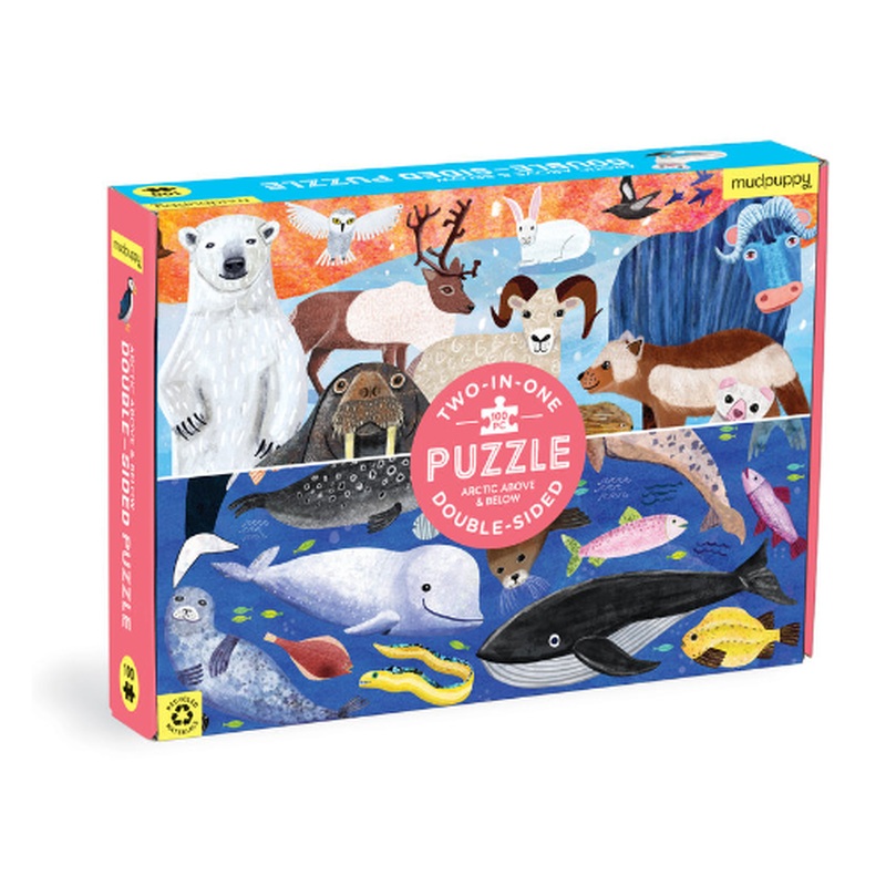 Arctic Above & Below Double-Sided Puzzle