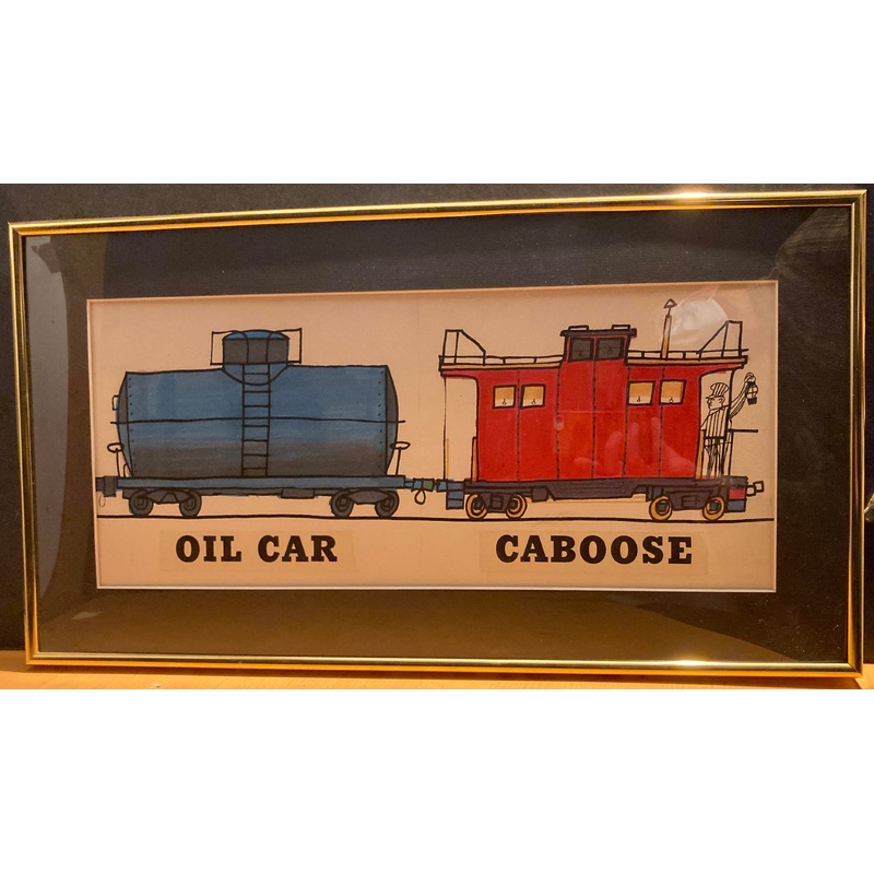 Oil Car and Caboose