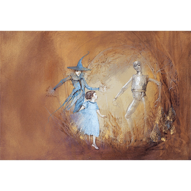 Dorothy Finds the Tin Woodman