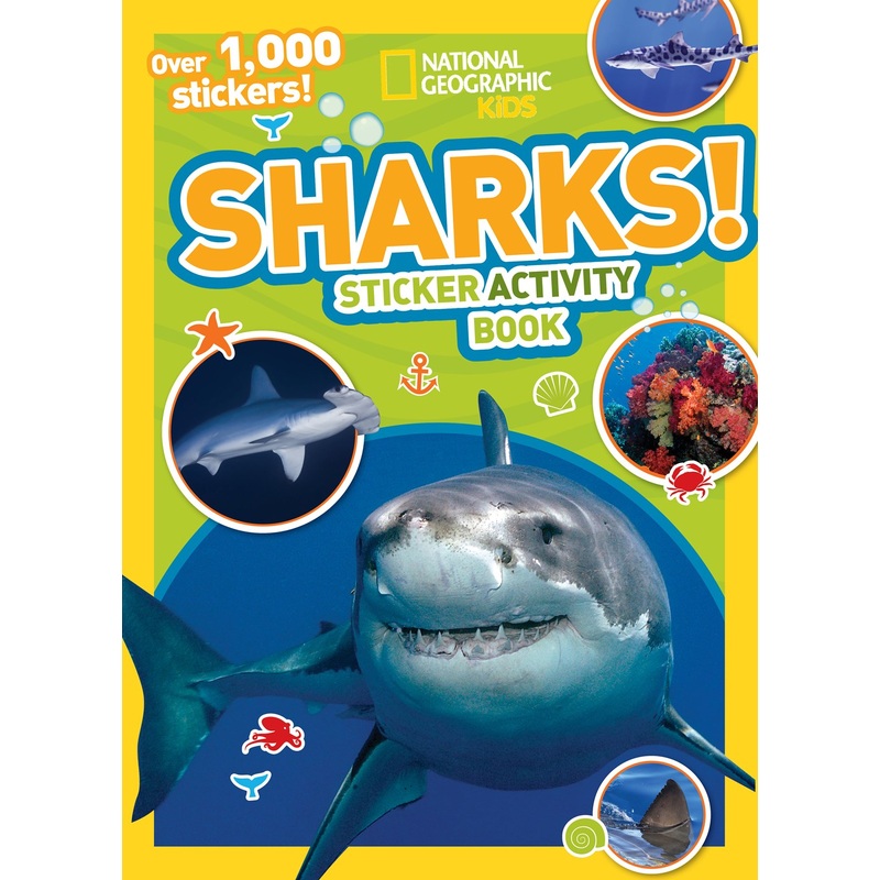 National Geographic Kids Sharks Sticker Activity Book