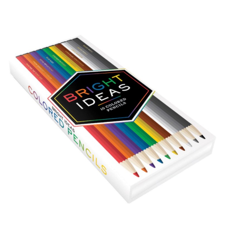 Bright Ideas 10 Coloured Pencils