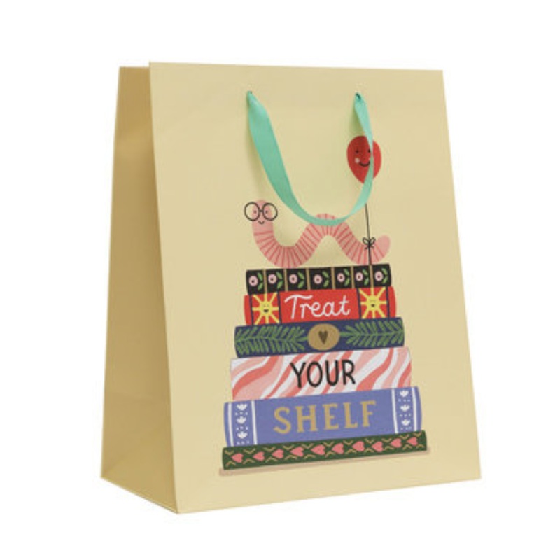 Bookworm Treat Your Shelf Gift Bag (Large)