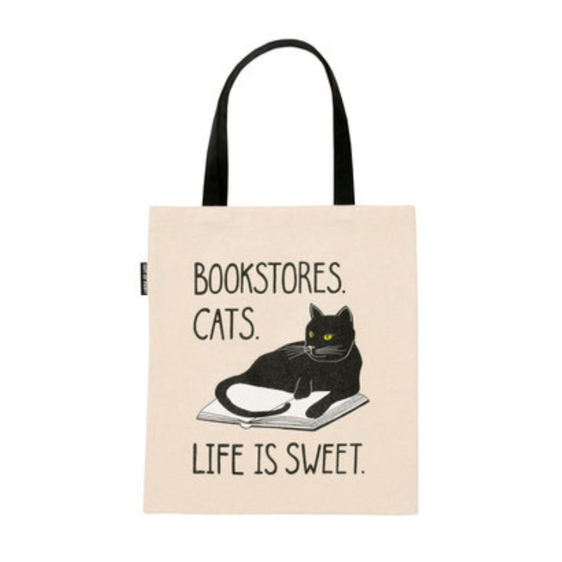 Bookstore Cats Tote Bag