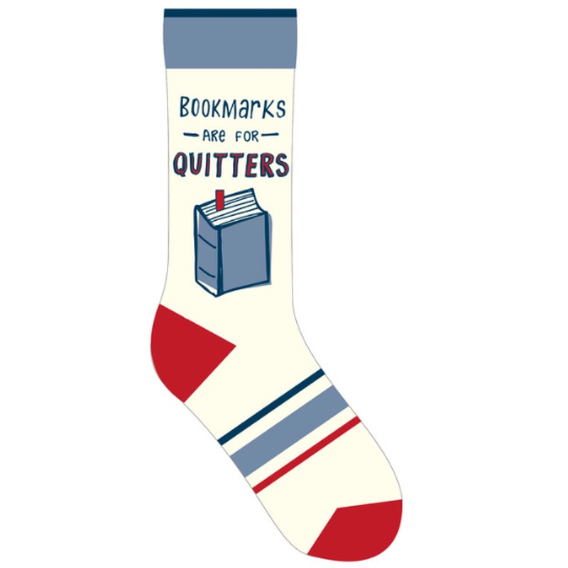 Bookmarks Are For Quitters Socks