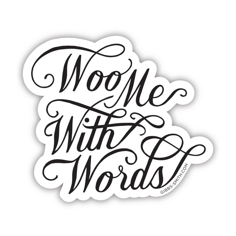 Woo Me Sticker