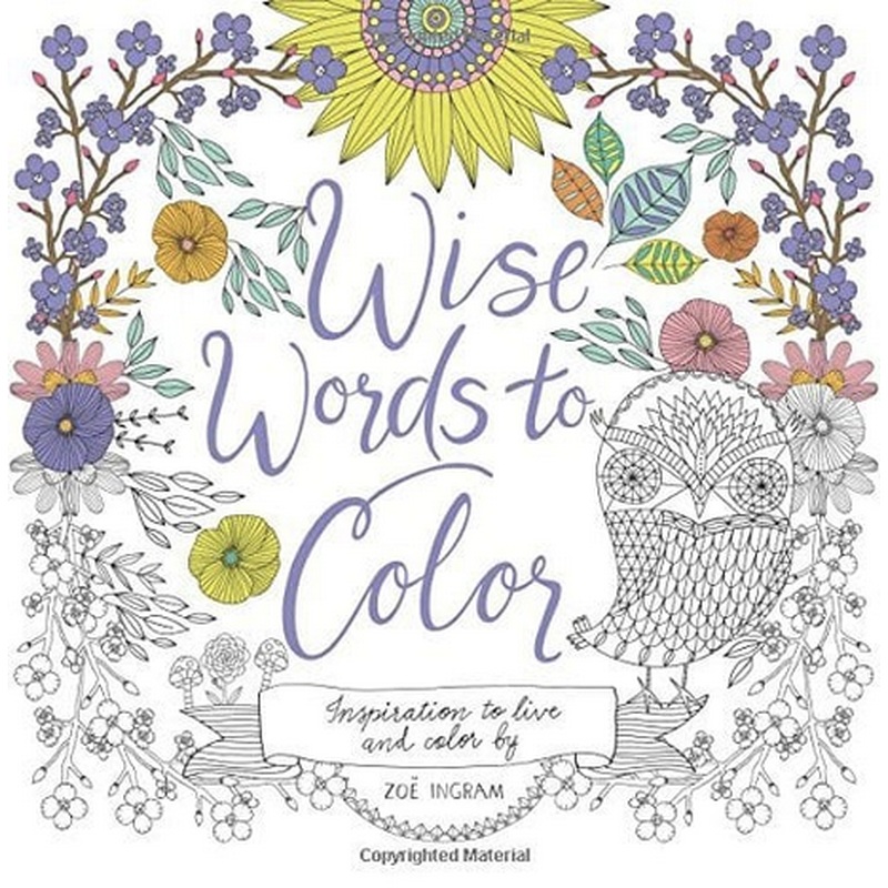 Wise Words to Color